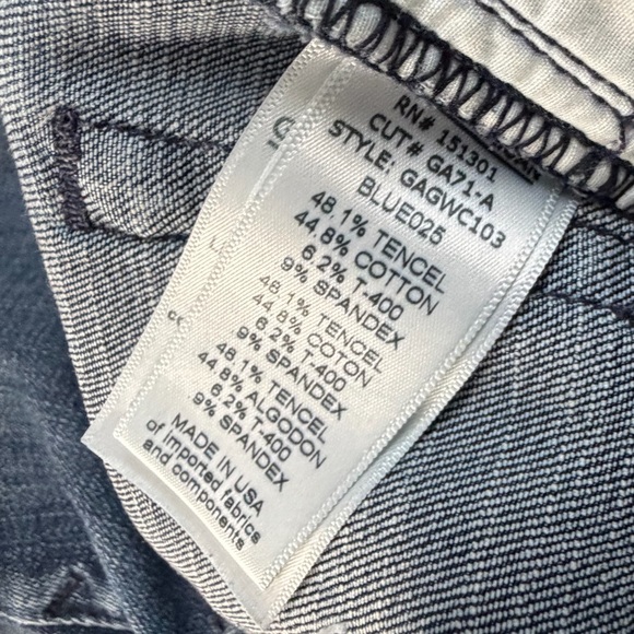 Good American Good Waist Jeans High Waist Semi Skinny Spring Denim 8/29 - Picture 9 of 9